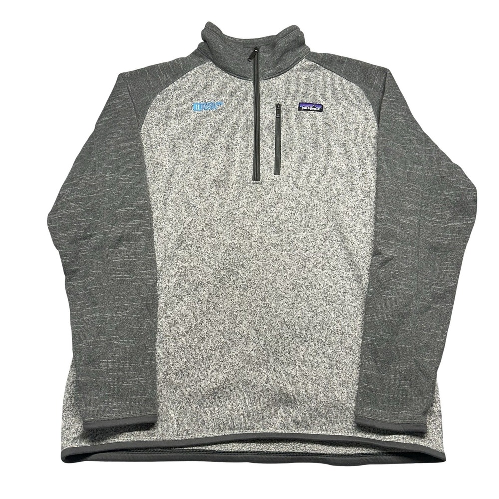 Patagonia Better Sweater 1/4 Zip Gray Men XXL Pullover Fleece Jacket